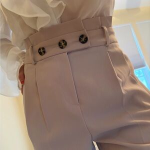 FLASH SALE TOPSHOP CROPPED ULTRA HIGH DRESS PANTS 6